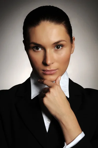 Retrato de mulher de negócios séria — Fotografia de Stock