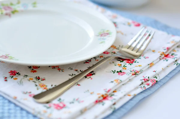 Floral table setting — Stock Photo, Image