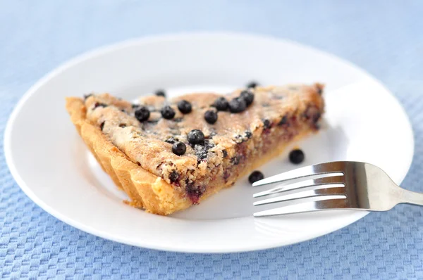 Blaubeerkuchen — Stockfoto