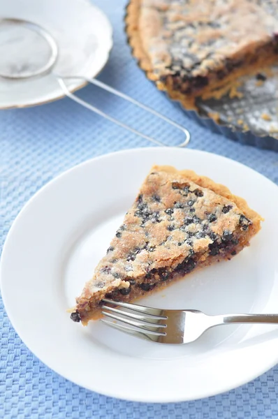 Blaubeerkuchen — Stockfoto