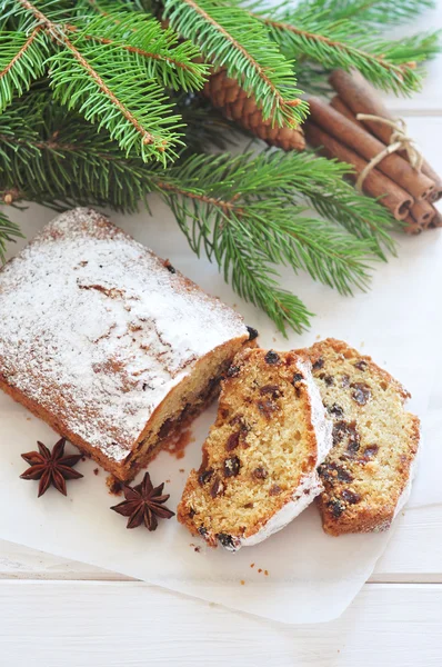 Christmas tårta med russin — Stockfoto