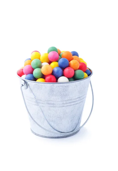 teneke içinde renkli şeker