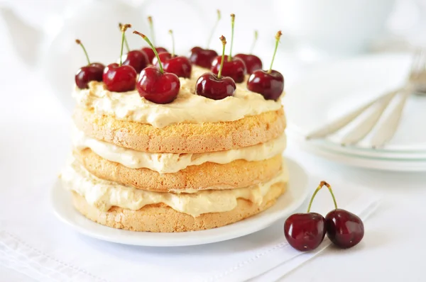 Bolo de cereja — Fotografia de Stock