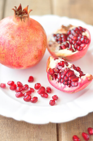 Juicy ripe pomegranate