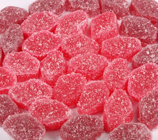 Pink fruit jelly — Stock Photo, Image