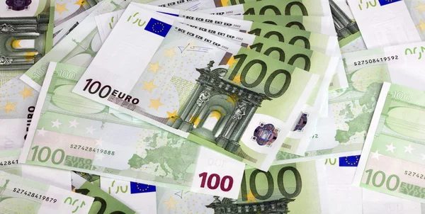 Billete en euros europa de cientos —  Fotos de Stock