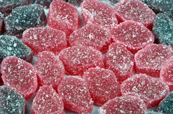 Pink fruit jelly — Stock Photo, Image