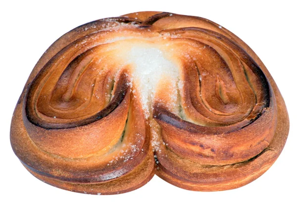 Twist bun with heart shape — Stock Photo, Image