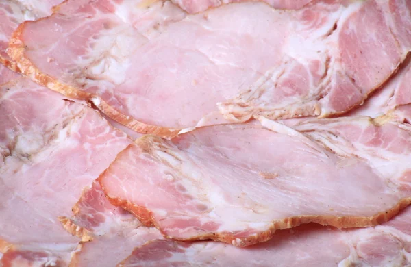 Ham meat as food background — Stock Photo, Image