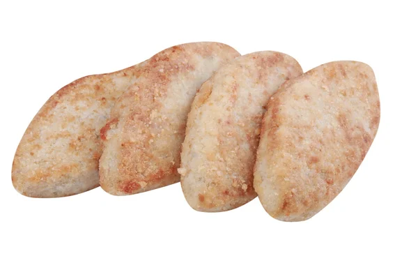 Four Cutlet Isolated — Stock Photo, Image