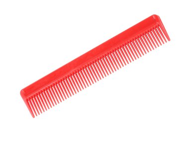 izole kırmızı tarak