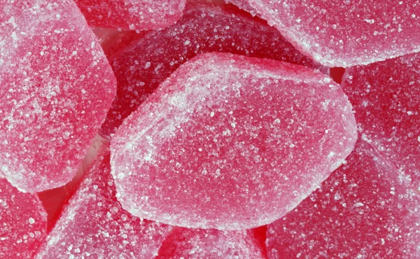 Geleia de frutas rosa — Fotografia de Stock