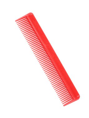 izole kırmızı tarak