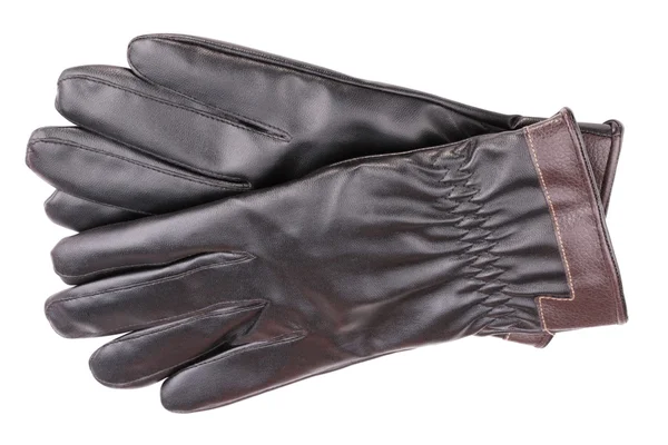 Kožené rukavice, samostatný — Stock fotografie