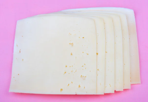 ピンクを基調としたチーズ — ストック写真