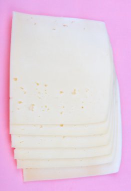 Pembe Arkaplanda Peynir