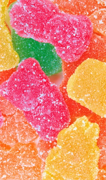 Multicolor frukt gelé — Stockfoto