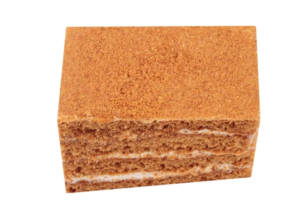 Sponge-cake Isolated — Stock Photo, Image