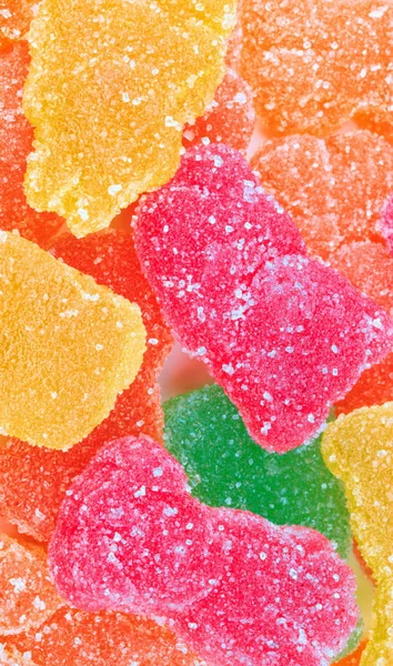 Multicolor frukt gelé — Stockfoto