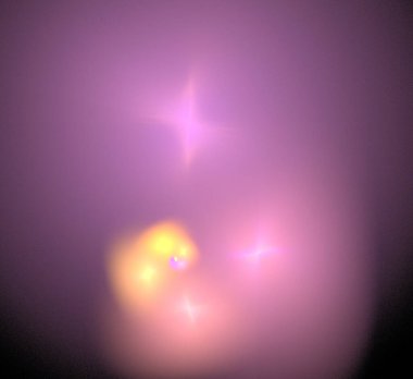 Dijital fraktal resimlerinden birinin resmi