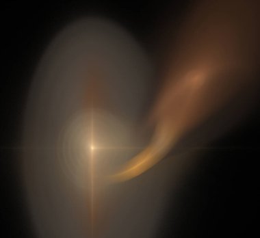 Dijital fraktal resimlerinden birinin resmi