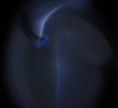 Dijital fraktal resimlerinden birinin resmi