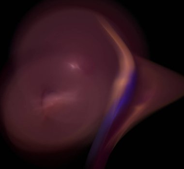 Dijital fraktal resimlerinden birinin resmi