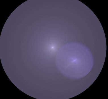 Dijital fraktal resimlerinden birinin resmi