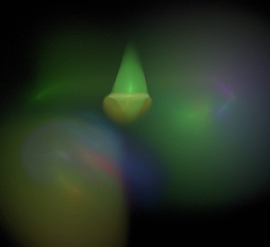 Dijital fraktal resimlerinden birinin resmi