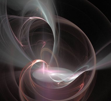 Dijital fraktal resimlerinden birinin resmi