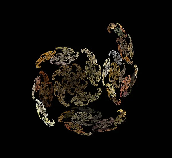 Dijital fraktal resimlerinden birinin resmi