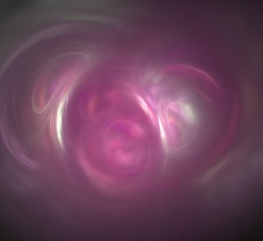 Dijital fraktal resimlerinden birinin resmi