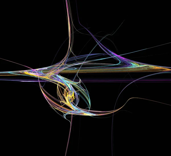 Dijital fraktal resimlerinden birinin resmi