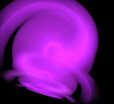 Dijital fraktal resimlerinden birinin resmi