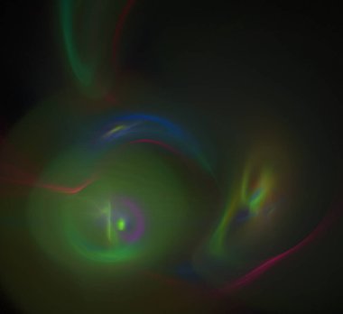 Dijital fraktal resimlerinden birinin resmi