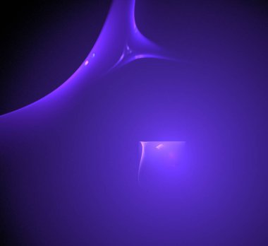 Dijital fraktal resimlerinden birinin resmi