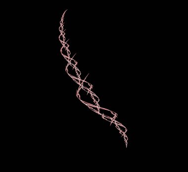 Dijital fraktal resimlerinden birinin resmi