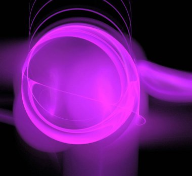 Dijital fraktal resimlerinden birinin resmi