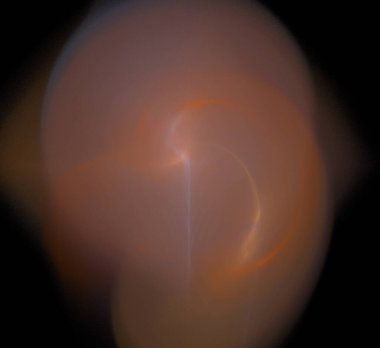 Dijital fraktal resimlerinden birinin resmi