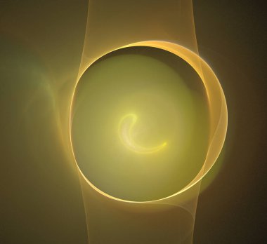 Dijital fraktal resimlerinden birinin resmi