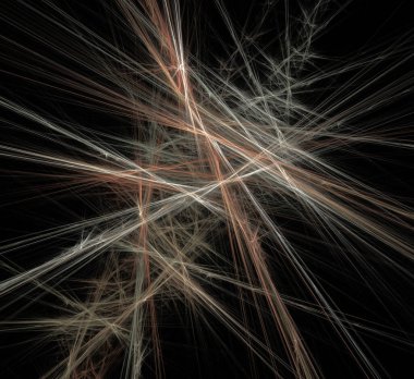 Dijital fraktal resimlerinden birinin resmi