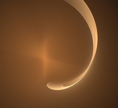 Dijital fraktal resimlerinden birinin resmi