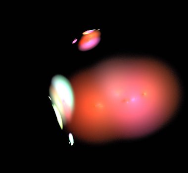 Dijital fraktal resimlerinden birinin resmi