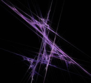 Dijital fraktal resimlerinden birinin resmi