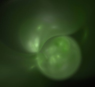 Dijital fraktal resimlerinden birinin resmi