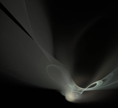 Dijital fraktal resimlerinden birinin resmi