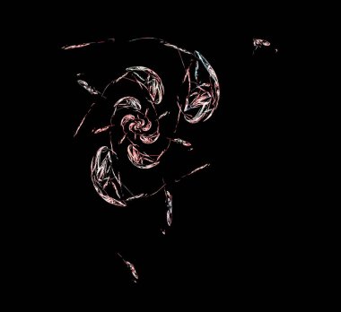 Dijital fraktal resimlerinden birinin resmi