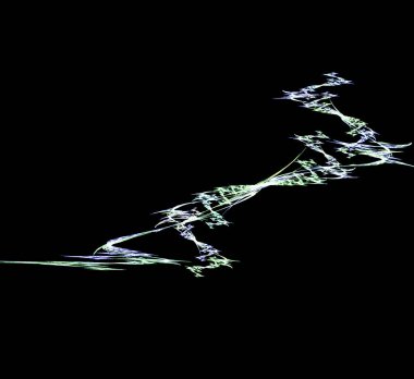 Dijital fraktal resimlerinden birinin resmi