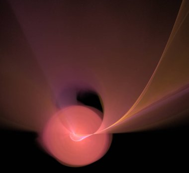 Dijital fraktal resimlerinden birinin resmi