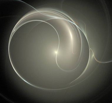 Dijital fraktal resimlerinden birinin resmi